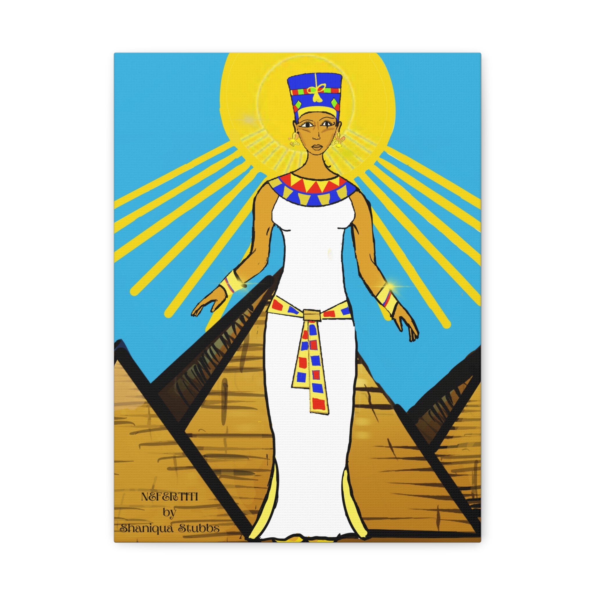 Nefertiti Canvas 12" × 16"